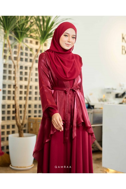 RTW VICTORIA DRESS MAROON